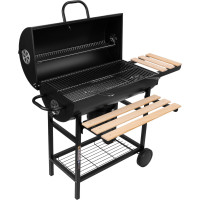 Zahradní gril na dřevěné uhlí BAREL WOOD se 2 rošty