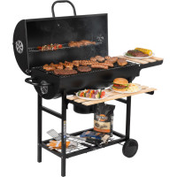 Zahradní gril na dřevěné uhlí BAREL WOOD se 2 rošty