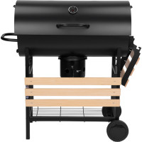 Zahradní gril na dřevěné uhlí BAREL WOOD se 2 rošty