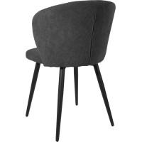 Jídelní křeslo KROSBY - antracitové