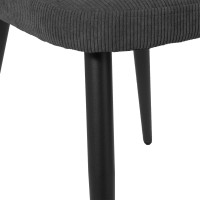 Jídelní křeslo KROSBY - antracitové