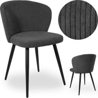 Jídelní křeslo KROSBY - antracitové