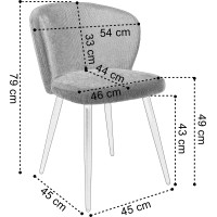 Jídelní křeslo KROSBY - antracitové