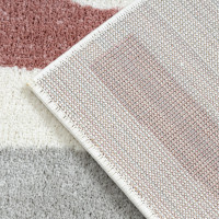 Kusový koberec Fusion 0213 white/dark pink