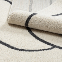 Kusový koberec Fusion 8297 cream/dark grey