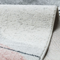 Kusový koberec Fusion 5868 white/dark pink