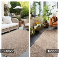 Kusový koberec Zagora 4512 Beige – na ven i na doma