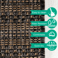 Kusový koberec Zagora 4513 Black – na ven i na doma