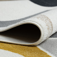 Kusový koberec Fusion 0213 white/yellow