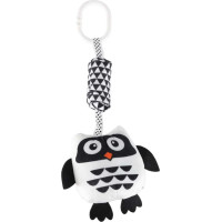 Senzorické kontrastní chrastítko - Sova