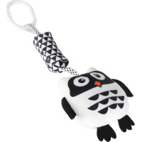 Senzorické kontrastní chrastítko - Sova