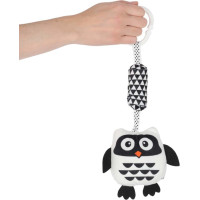 Senzorické kontrastní chrastítko - Sova