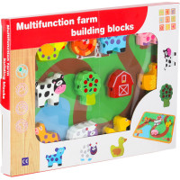 Dřevěné korálky pro navlékání - Zvířátka