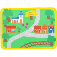 Dřevěné korálky pro navlékání - Autíčka a značky