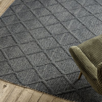 Kusový koberec Tahar 99001K antra