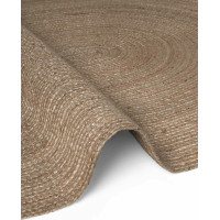 Kusový koberec Jute Braided 106006 Grey Brown ovál