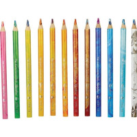 ASTRA Duhové pastelky Jumbo 12ks s ořezávátkem