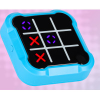 Herní konzole 4v1 Piškvorky - modrá