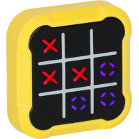 Herní konzole 4v1 Piškvorky - žlutá