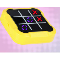 Herní konzole 4v1 Piškvorky - žlutá