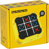 Herní konzole 4v1 Piškvorky - žlutá