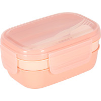 Svačinový box s přihrádkami 1900 ml - oranžový