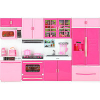 Nábytek pro panenky s osvětlením a zvuky - Kuchyňka