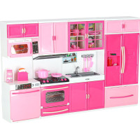 Nábytek pro panenky s osvětlením a zvuky - Kuchyňka