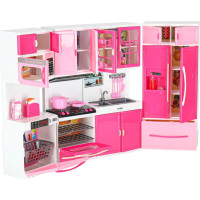 Nábytek pro panenky s osvětlením a zvuky - Kuchyňka