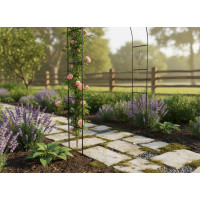 Zahradní kovová pergola oblouk 240 cm - zelená