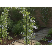 Zahradní kovová pergola oblouk 240 cm - zelená