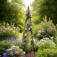 Zahradní kovová pergola LUARO 195 cm - pyramida