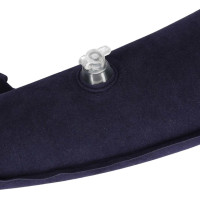 Nafukovací boční cestovní polštář na rameno - tmavě modrý