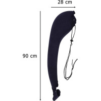 Nafukovací boční cestovní polštář na rameno - tmavě modrý