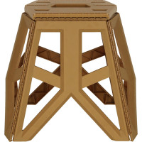 Skládací turistická stolička 39,5 cm - béžová