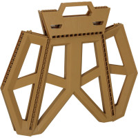 Skládací turistická stolička 39,5 cm - béžová