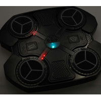 Boxerský nástěnný trenažér KX3008 s Bluetooth, LED a USB + rukavice