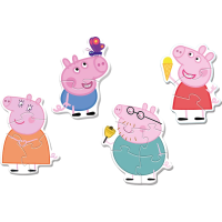 TREFL Baby puzzle Prasátko Peppa 4v1 (3,4,5,6 dílků)