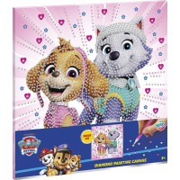 MOXY Diamantové malování na plátně Tlapková patrola 30x30 cm