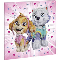 MOXY Diamantové malování na plátně Tlapková patrola 30x30 cm