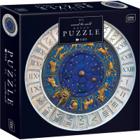 INTERDRUK Kulaté puzzle Around the World: Znamení 500 dílků