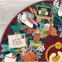 RIDLEY'S GAMES Kulaté puzzle Odpočítávání do Vánoc 1000 dílků