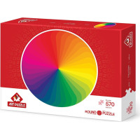 ART PUZZLE Kulaté puzzle Paleta barev 570 dílků