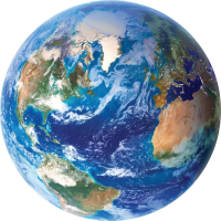 ART PUZZLE Kulaté puzzle Planeta Země 570 dílků