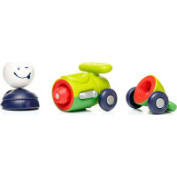 SMARTMAX Magnetická stavebnice Moje první auto 5 dílků