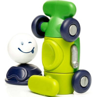 SMARTMAX Magnetická stavebnice Moje první auto 5 dílků