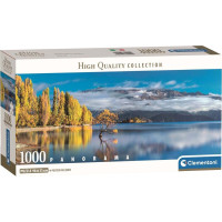 CLEMENTONI Panoramatické puzzle Zlaté odrazy jezera Wanaka 1000 dílků