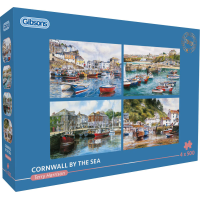 GIBSONS Puzzle Cornwall u moře 4x500 dílků