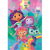 DINO Puzzle Gábinin kouzelný domek: Disco párty 24+48 dílků