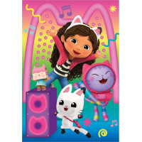 DINO Puzzle Gábinin kouzelný domek: Disco párty 24+48 dílků